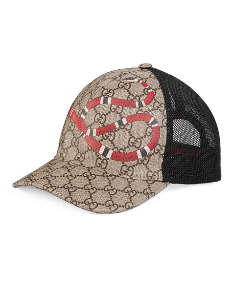 cappelli uomo gucci|gucci hat snake print.